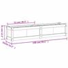 Planters 2 pcs Solid Pine Wood