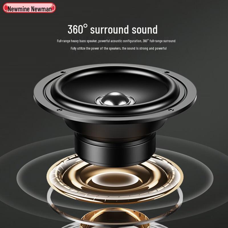 Newmine BT31 Portable Bluetooth Speaker CN plug (adapter included)