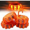 Kit di 4 luci di segnalazione LED lampeggianti di emergenza stradale con dischi a luce