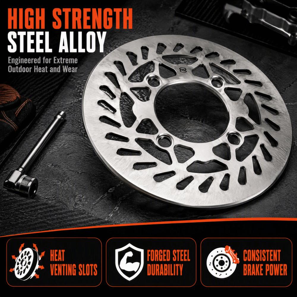 Steel Alloy Front Brake Disc Rotor 210mm/8.26in Direct Replacement Disc  For Pit Bike