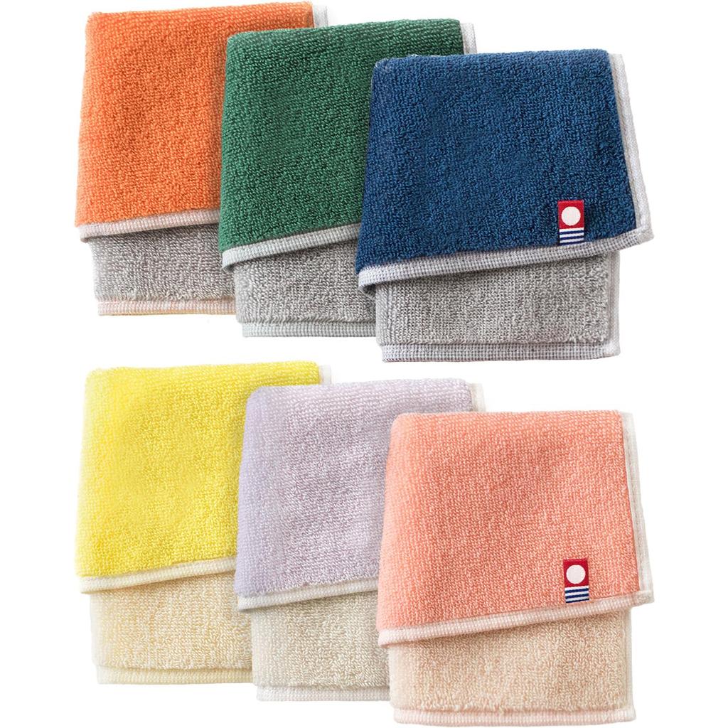 Bloom Imabari Towel Certified Handkerchief [All 3 Types] 100% Cotton Canvas Handkerchief, Compact Hand Towel, Made In Japan, Unisex (All Colors)