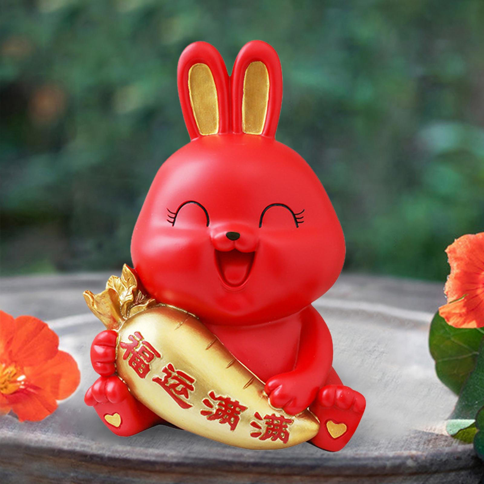 

Cute Statue Money Bank, Saving Box, Resin Animal Figurine, Desktop Sculpture Ornament for