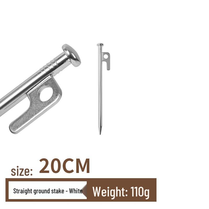 Durable Outdoor Tent & Tarp Ground Pegs