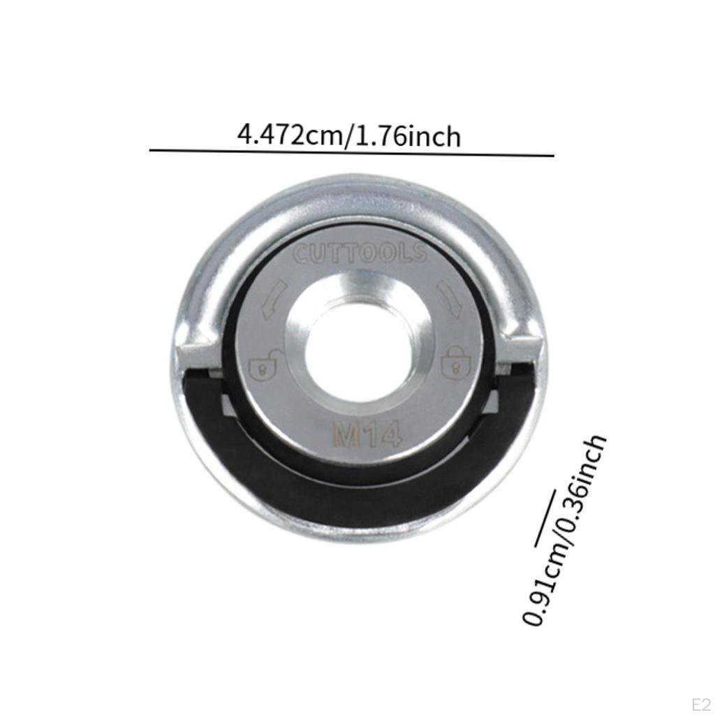 Angle Grinder Flange Nut Locking Accessories Premium High Performance Carbon Steel Self