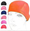 Nylon Lycra Swim Cap with Cloth Lining, Cardboard Packaging, Available In Solid and Multi-Color Choices