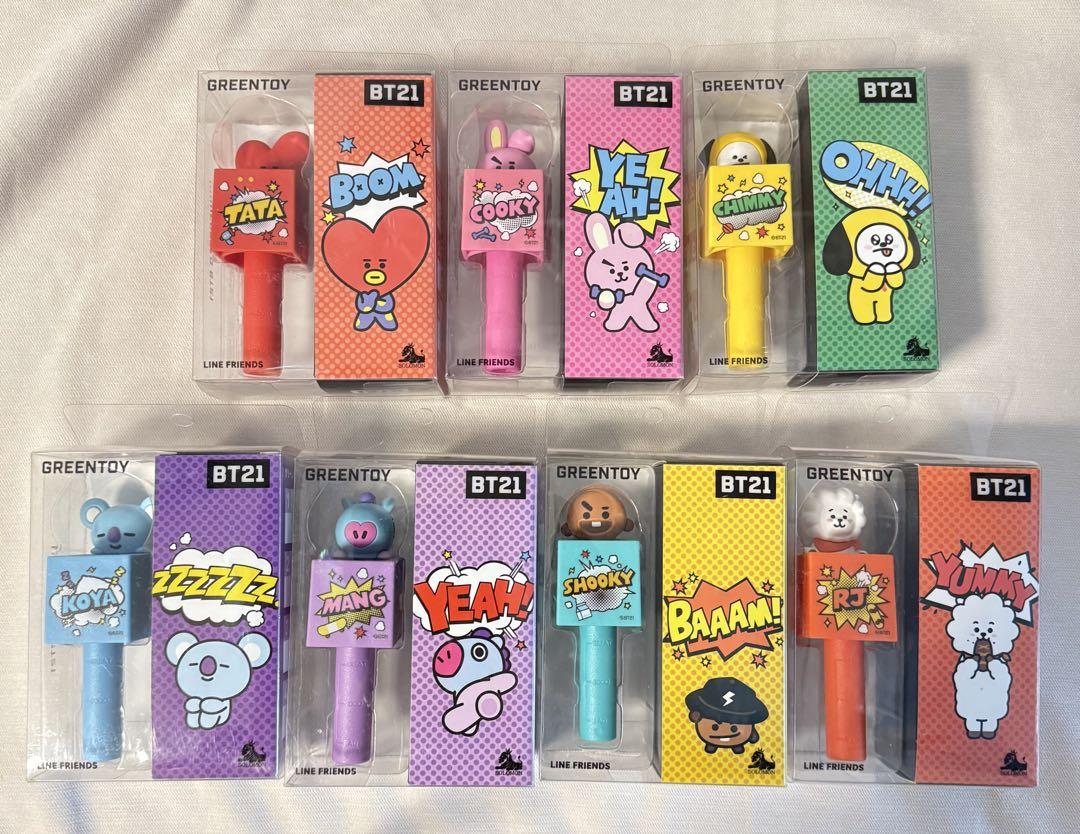 

[USED] BT21 GREENTOY Seedless Plants in Plastic Bottles BTS