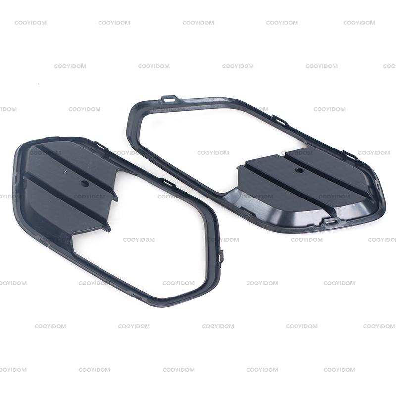 Car Front Bumper Fog Light Lamp Frame Grille Cover For Ford Escape Kuga 2017 2018 2019 Chrome Front Fog Light Trim Cover