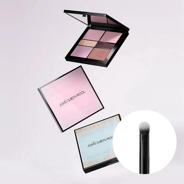 Jung Saem Mool Artist Eye Palette (Eye Palette Brush Gift) Red brown