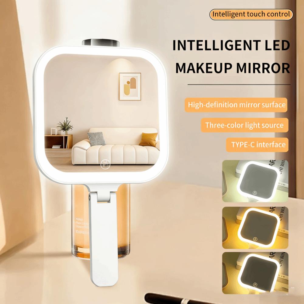 180° Foldable Portable Vanity Mirror 3 Color Bedroom Dressing Mirror  Dormitory