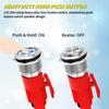 Joinfworld Horn Button 20A Heavy Duty 16mm Metal Horn Switch Speaker Blue LED
