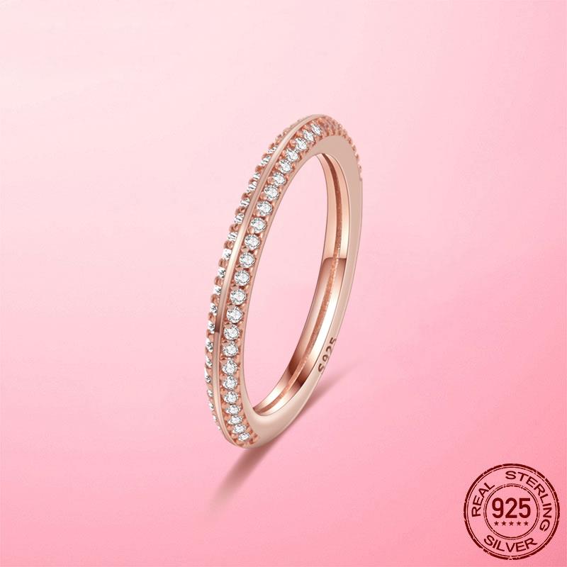 Cocktail Finger Ring copper CZ Zircon Pave Bridal Sets Setting Rings for Women Wedding Engagement Jewellery Anel