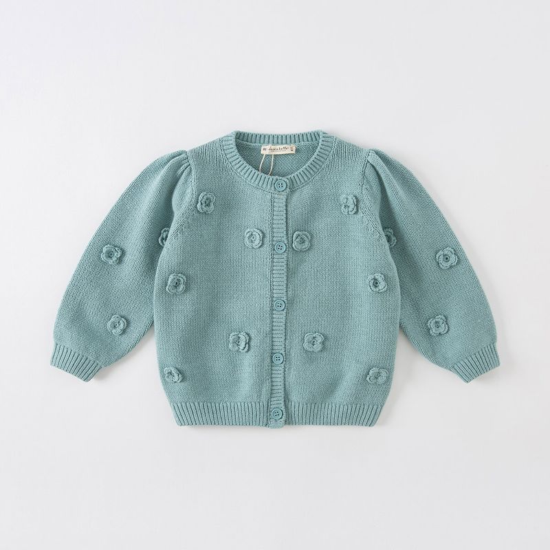 David Bella Spring New Children's Knitwear Girls' Sweater Cardigan Baby Clothes Children's Clothing