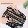 Women's Portable Waterproof Makeup Bag, Large Capacity Travel Toiletry Organizer, Transparent Wet and Dry Separation, Super Hot 2021.