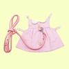 1 Set Eye-catching Rabbit Costume Fine Workmanship Fabric Cartoon Pattern Adjustable Bunny Dress for Daily