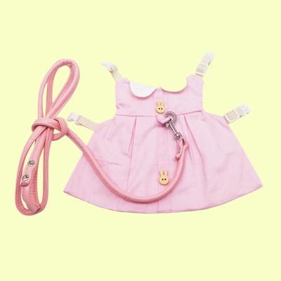 Yousheng 1 Set Eye-catching Rabbit Costume Fine Workmanship Fabric Cartoon Pattern Adjustable Bunny Dress for Daily