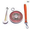 Wooden Spinning Knitting Tools Crochet Accessories Stand Diy Sewing Thread Spool With Wrist Strap Wool Ball Winder Yarn Holder