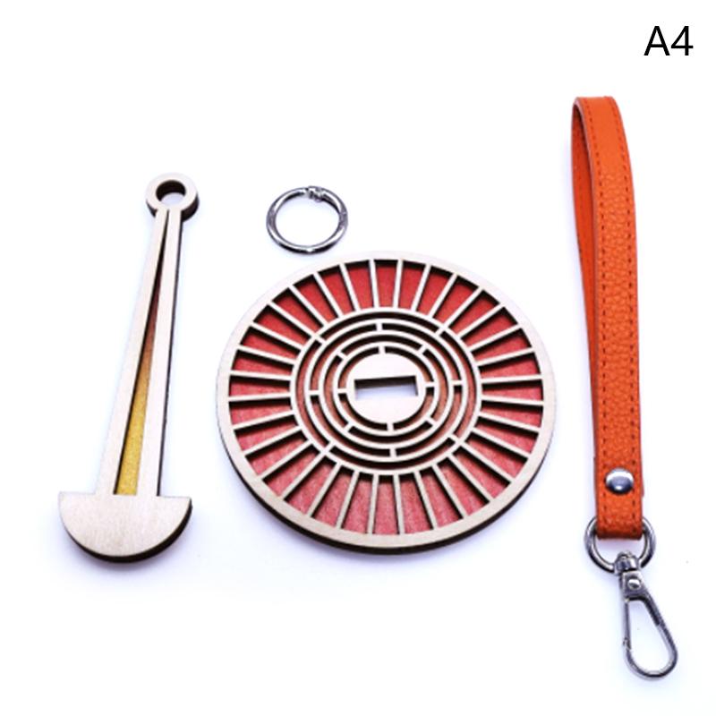 Wooden Spinning Knitting Tools Crochet Accessories Stand Diy Sewing Thread Spool With Wrist Strap Wool Ball Winder Yarn Holder
