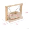 Wooden Swing Exercise Sport Toy For Small Animal Hamster Mouse Rat Gerbil