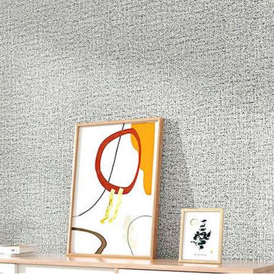 Linen 3D Wall Stickers Anti-collision Self-adhesive Wallpaper Waterproof Moisture-proof Living Room Wall Mat