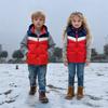 Gilet Imbottito Caldo in Pile con Cappuccio per Bambini Autunno/Inverno - Bambini e Bambine
