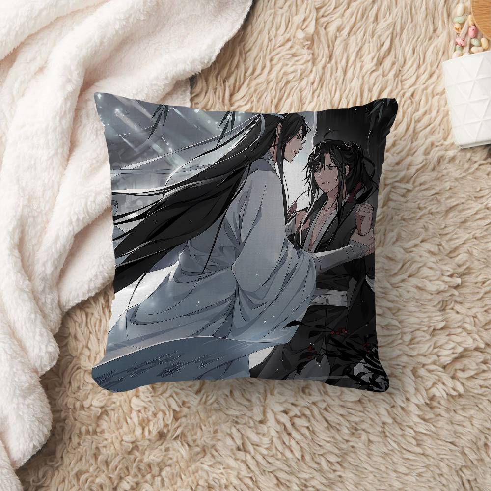 Anime Mo Dao Zu Shi Cushion Cover Inches Farmhouse Decor Home Throw Pillow Covers For Couch Decorations