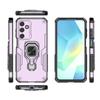 For Samsung Galaxy A35 5G Case Rotatable Ring Kickstand PC+TPU Shockproof Phone Cover