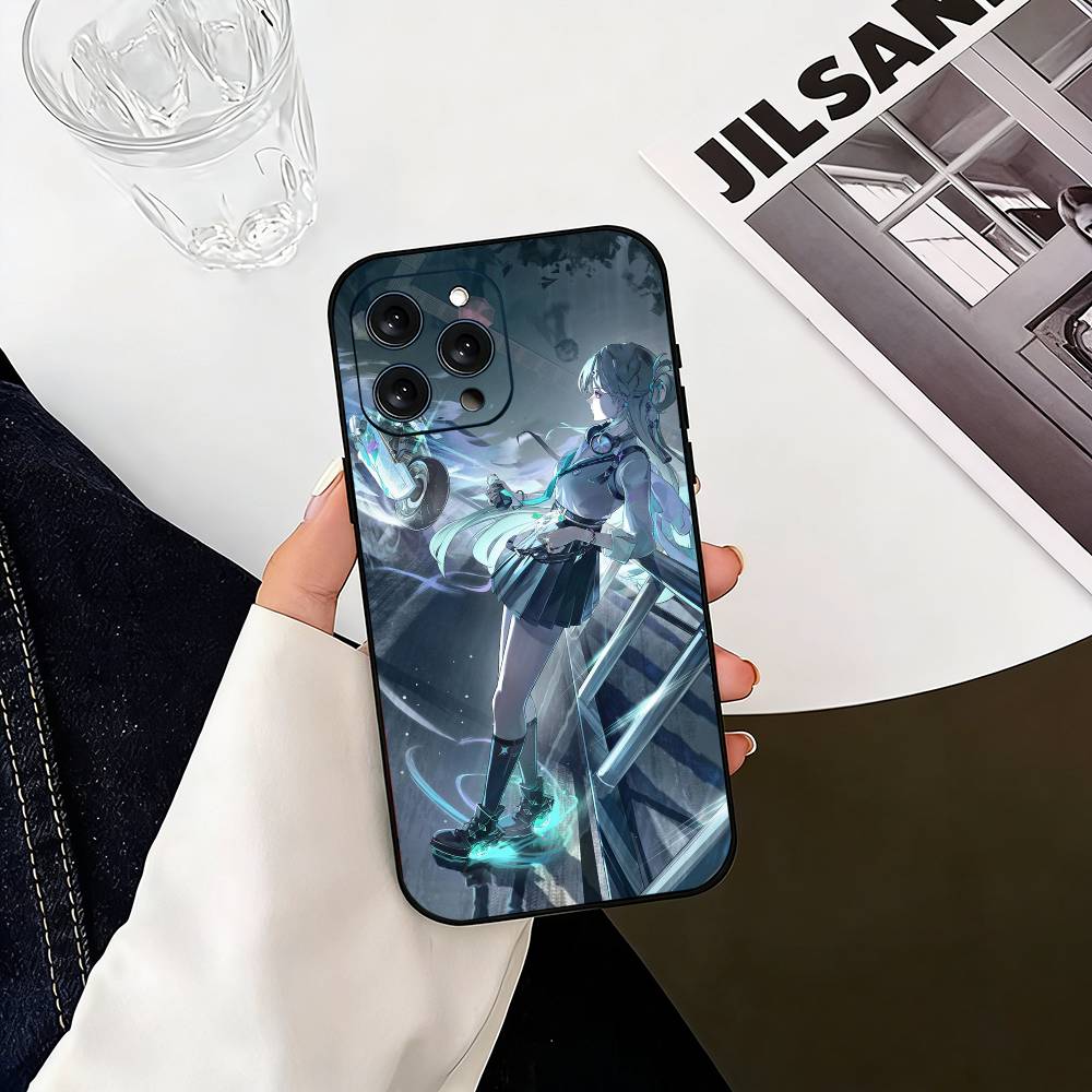 L-Lynae W-Wuthering Waves  Phone Case Silicone Soft For IPhone 17 16 15 14 13 12 11 X XR Plus Pro Max Plus
