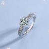 925 Sterling Silver Ring Classic 5A Zircon for Women Engagement Wedding Simple Jewelry Birthday Gifts Fashion Party Ring