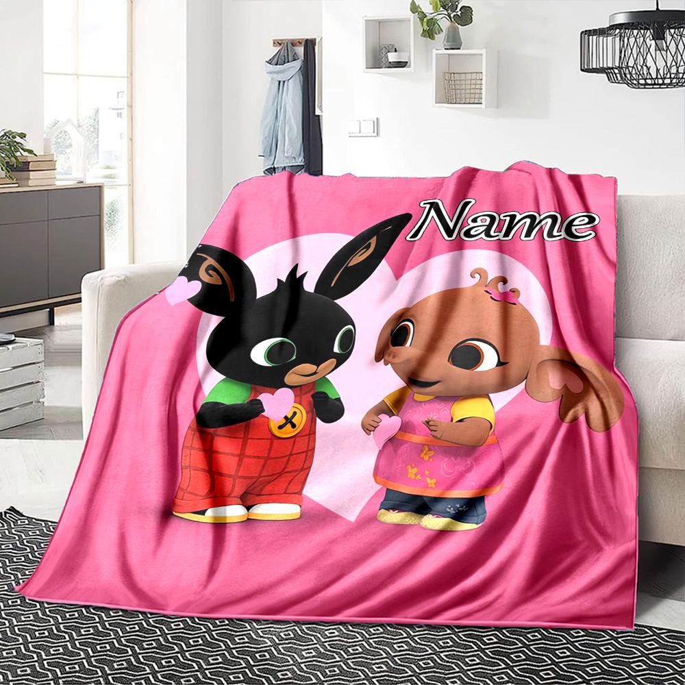 Custom Name Friendship Fun Playroom Party Blanket For Couch Bed Plush Cozy Fuzzy Blanket Super Soft Warm Blankets For Fall And Winter 091611