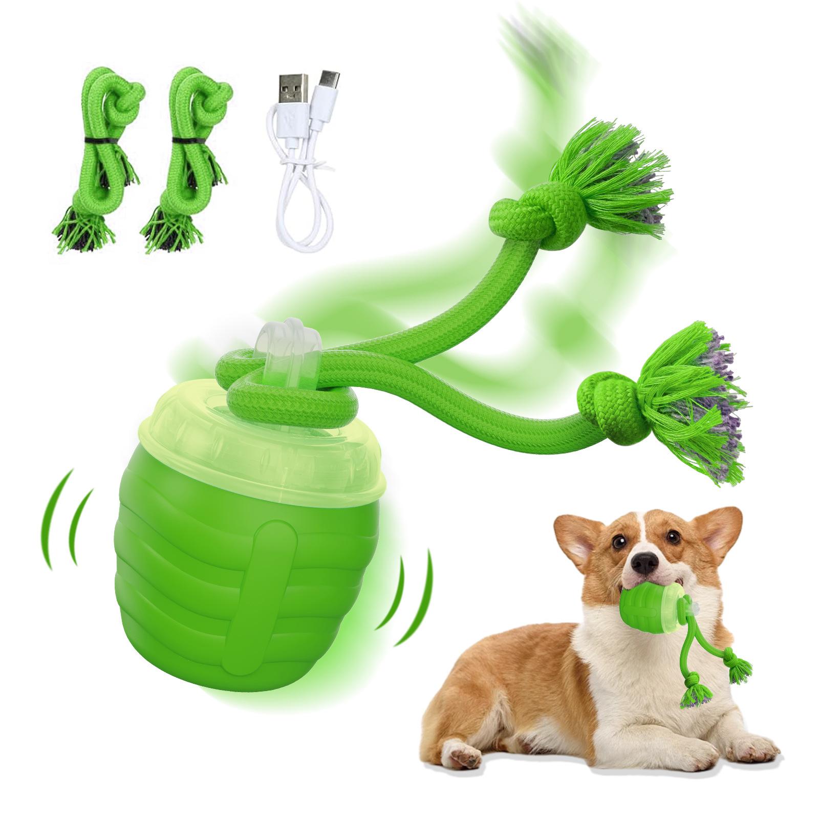 

Interactive Motion Activated Dog Ball Toy Automatic Moving Pet Toy for Medium Large Dogs to Reduce Boredom Wicked Ball зелёный