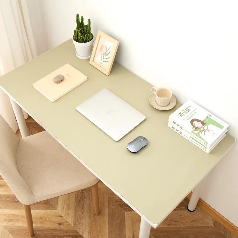 Grand Tapis de Table Étudiant Enfant en Cuir Imperméable Lavable Bureau Tapis de Souris Ordinateur Coussin de Table à Manger