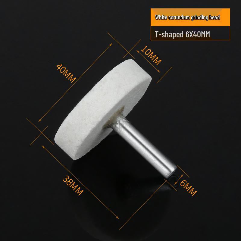 Cylindrical and Conical White Corundum Grinding and Polishing Head for Electric and Wind Power Grinders - Free Shipping