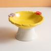 Ceramic Pet Food Water Bowl Cute Pet Food Dispenser Multifunction Elevated Cat Bowl  Pet Supplies