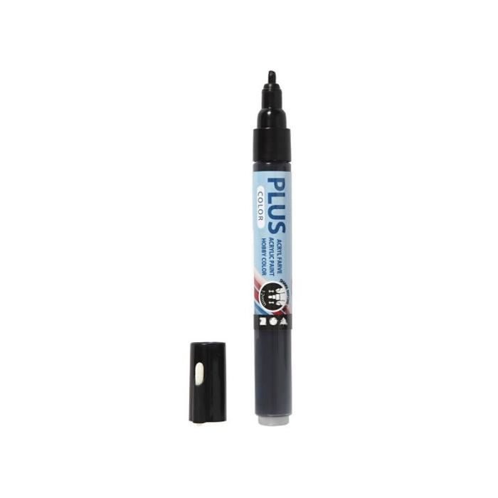 Filzstift - Creativ Company - Schwarz - 1-2 mm - Acryl - Schnelltrocknend
