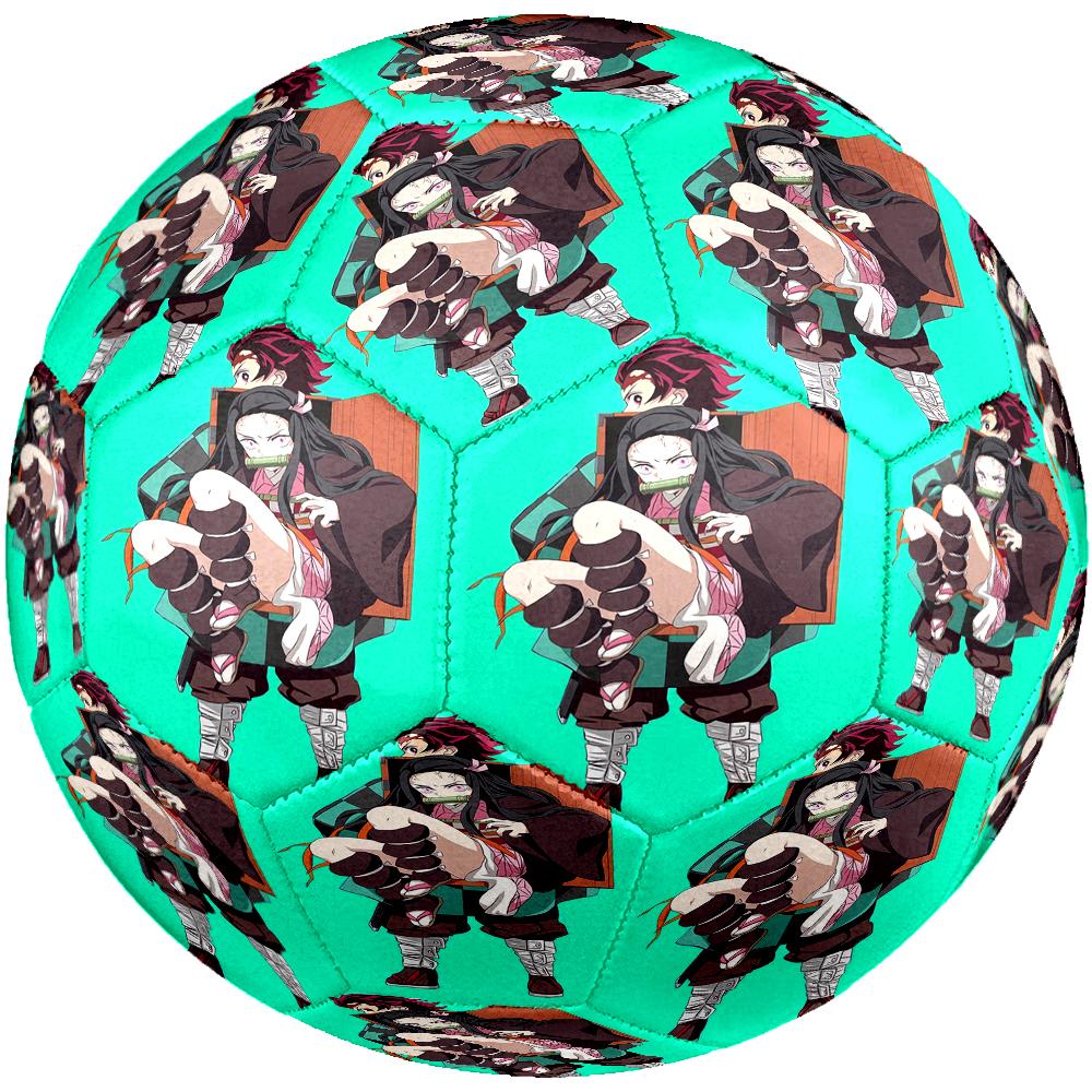 Demon Slayer Theme Size 5 Soccer Ball, Suitable for Both Indoor and Outdoor Matches, a Gift Suitable for Everyone.