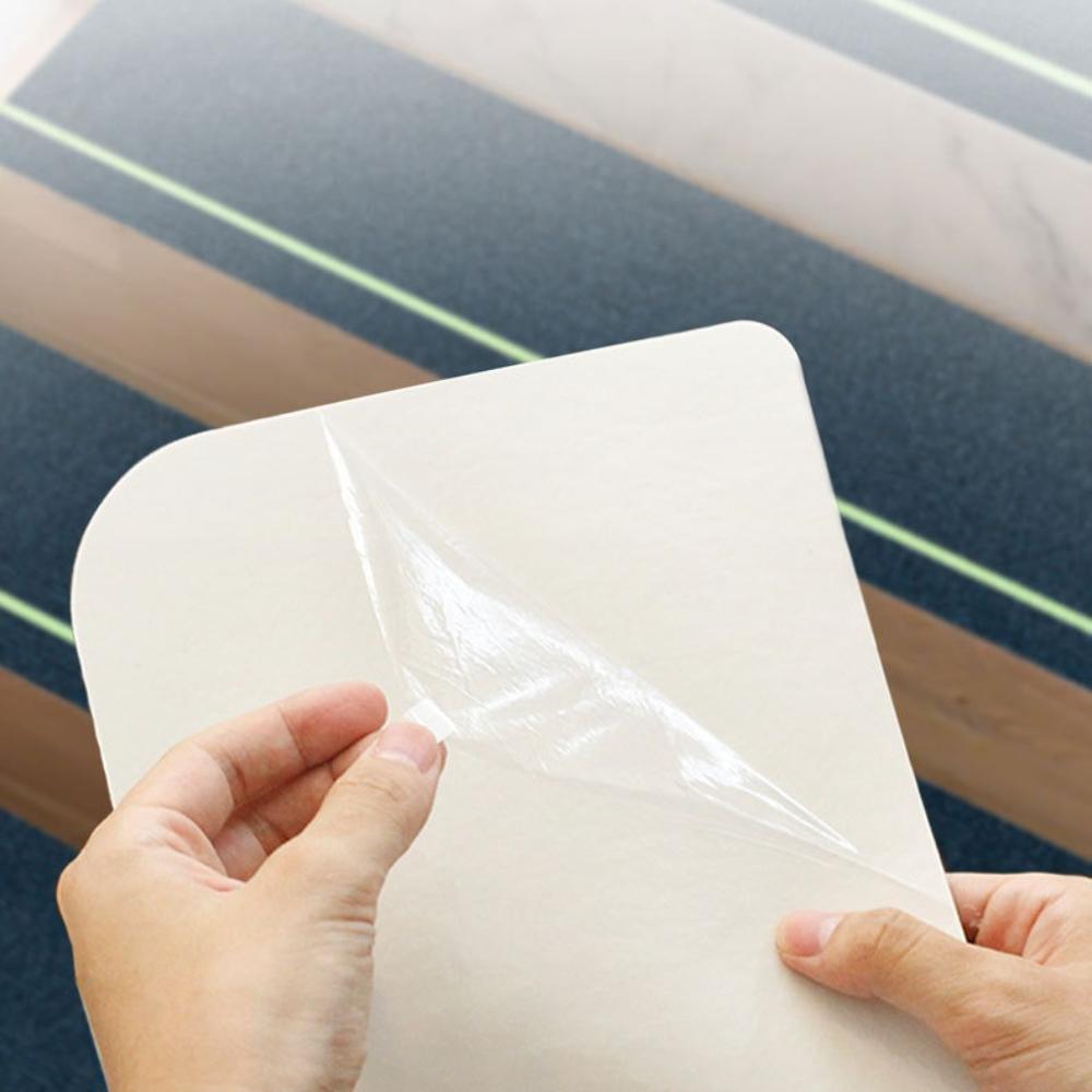 70x20cm Luminous Anti-Slip Stair Treads Rug Self-Adhesive Non-Slip Stair Carpet Silent Step Mats Staircase Protector Home Decor
