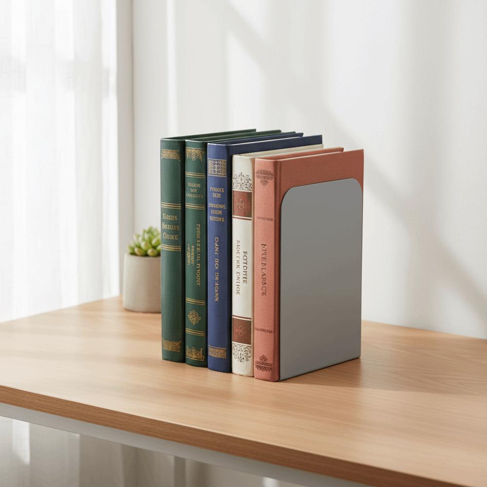 Non-slip Design Metal Book Holder Thickened Books Book Support Rack  School Environment