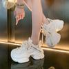 Mode 8CM Frühling High Platform Sneakers Damen Atmungsaktiver Tennis Damen Vulkanisierte Schuhe Herbst Klobige Sneakers Sportliche Dad Shoes Frau