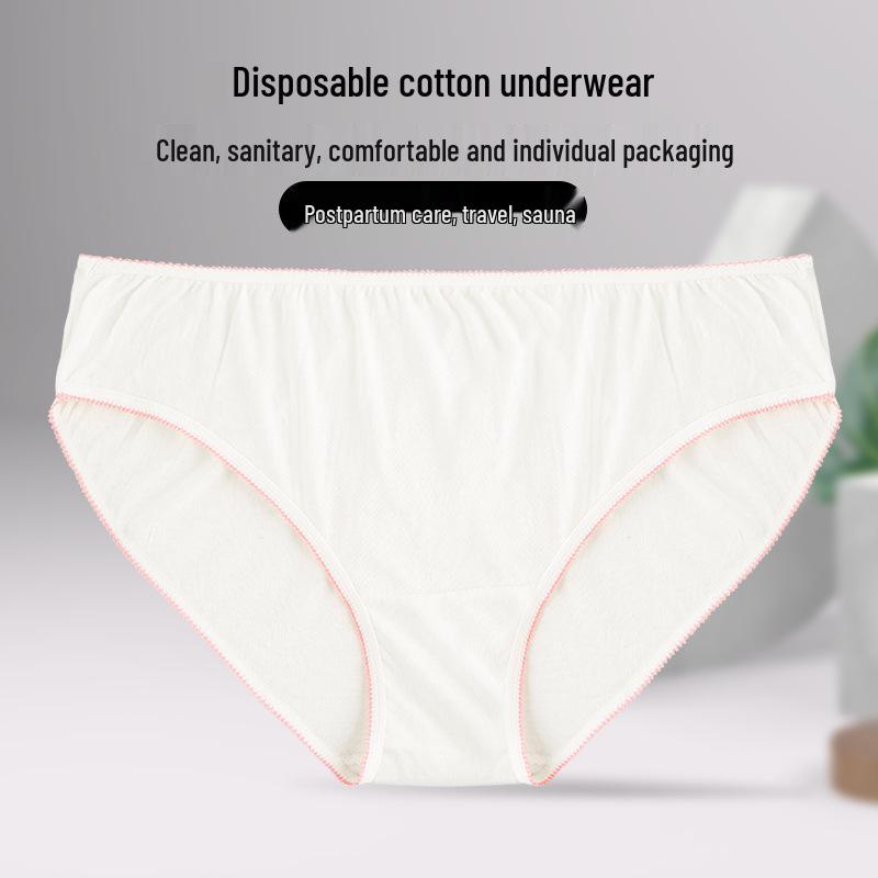 Sterile Einweg-Umstandsunterwäsche aus reiner Baumwolle – Boxershorts und Sicherheitshosen für Damen