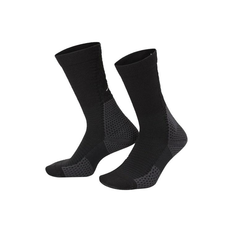 Jordan Crew Socks Unisex 1 Pack Black FZ3393-010