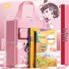 Cartoon Portable Tote Bag for Primary Students - Large Capacity Book Storage