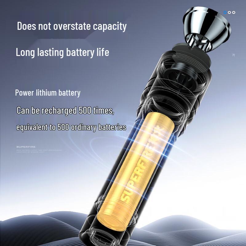 SupFire S33-AX Portable Rechargeable LED Flashlight