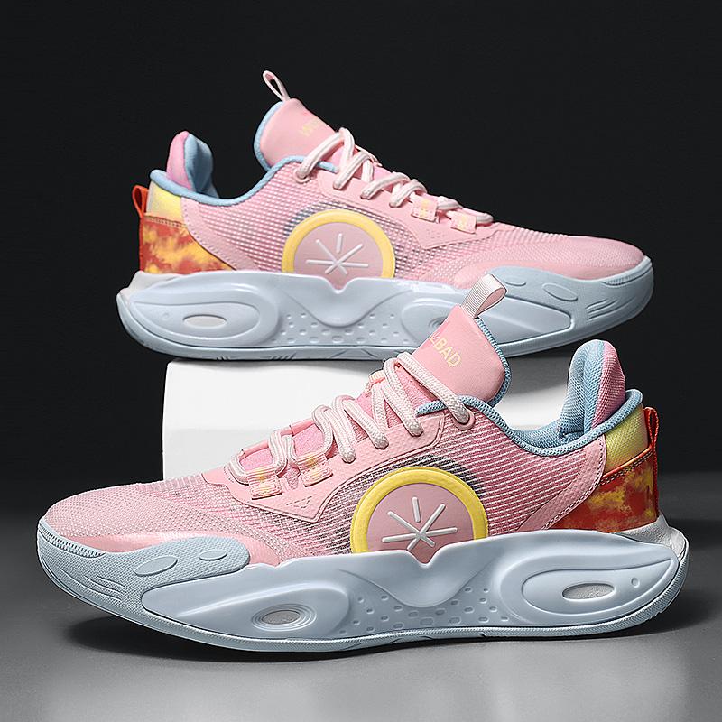 Flash cushioning white basketball shoes student sharp blade actual combat high school entrance examination breathable sports shoes