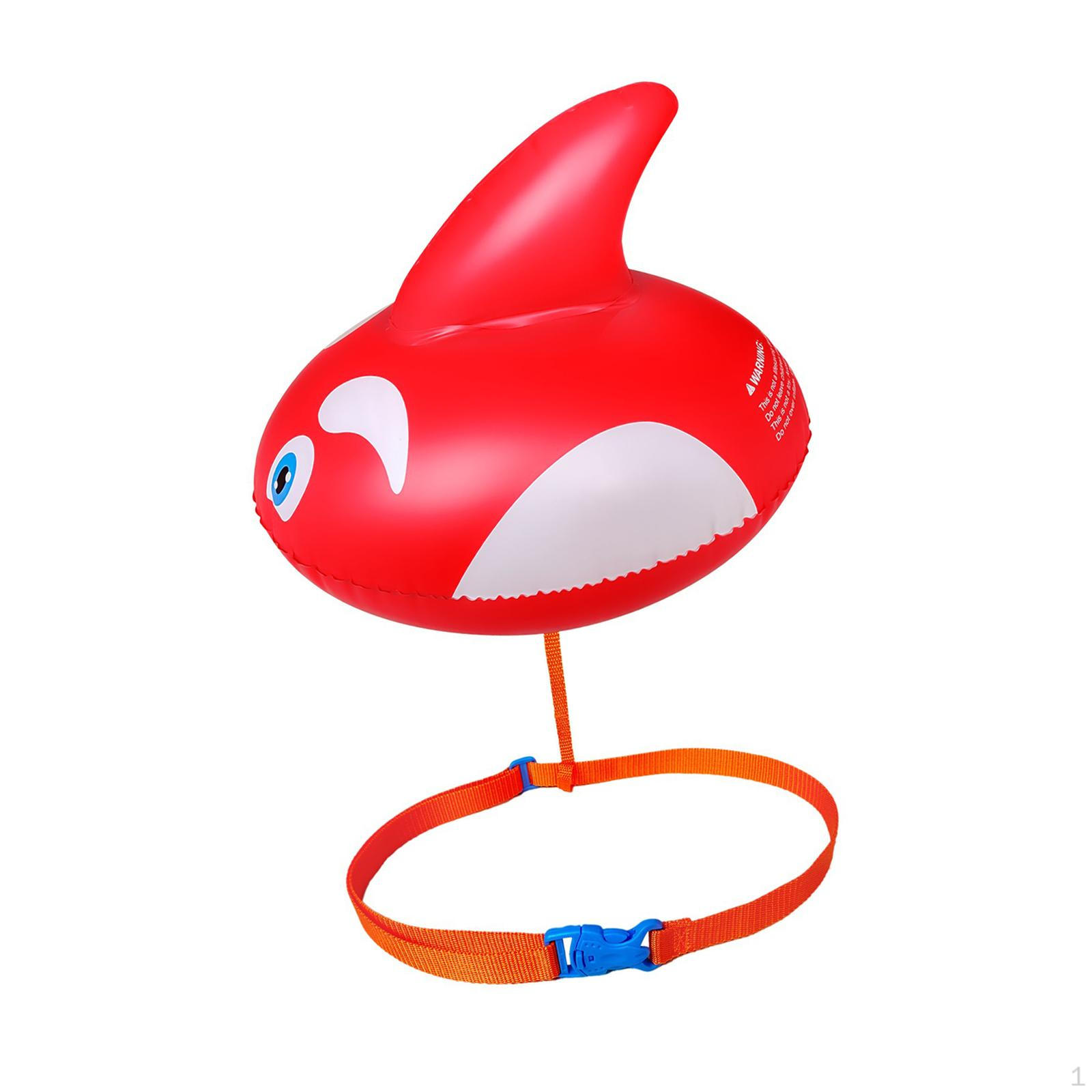 

Портативный буй для плавания в бассейне с поясом для упражнений, дрейфа, каякинга красный