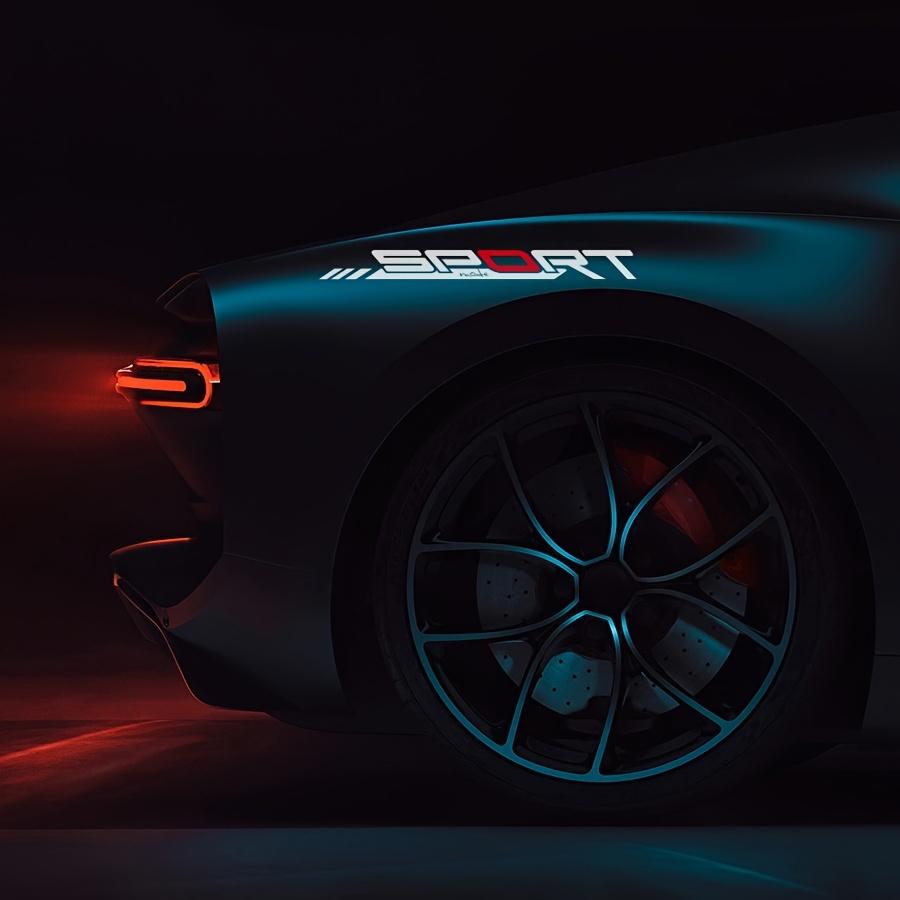 AAYY1 2 PEZZI/SET Adesivo Decalcomania per Auto Moto Ispirato a "Logo Sportivo" per Migliorare l'Aspetto Esterno del Tuo Veicolo per gli Amanti dello Sport