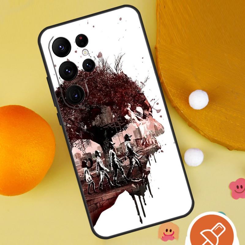 The Walking Dead Phone Case For Samsung Galaxy S25 Ultra S24 S23 S22 S21 Ultra S9 S10 Plus S20 FE Funda Cover