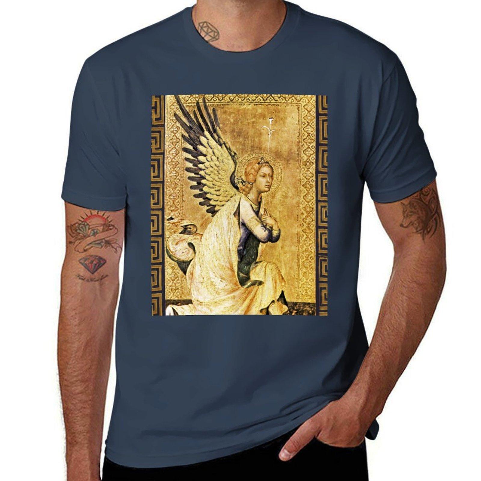 ANNUNCIATION ANGEL St Gabriel Archangel TShirt High Elasticity Sports Tee Shirt S