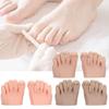 Practice Fake Foot Model Half Foot Design Fake Foot Flexible Silicone Prosthetic Manicure Tool for Nail Art Training