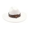 British Style Model Felt Hat Ancient Ethnic Style Big Brim Woolen Hat Big Love Explosion Jazz Top Hat