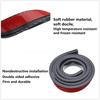 2X 59" Carbon Look Car Fender Lip Flare Wheel Moulding Trim Protector Universal